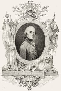 Retrato de Charles Edward Stuart (1720-88) el Joven Pretendiente, grabado por Stephane Pannemaker (1847-1930) de Jean Baptiste Lienard